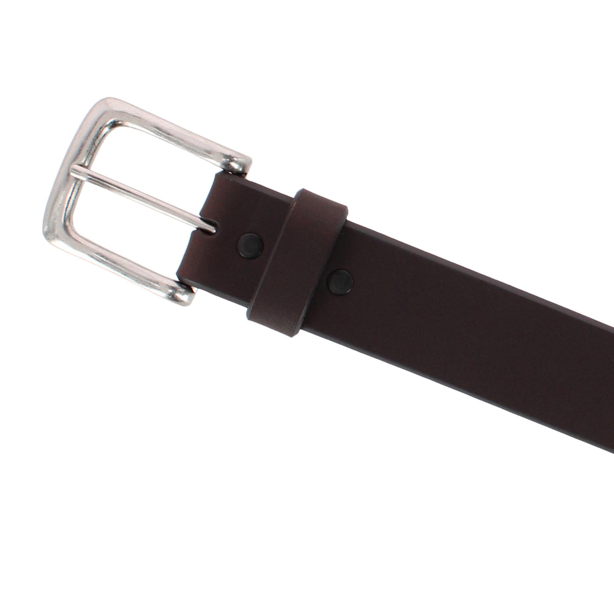 Danbury Men's Big & Tall 38mm Top Grain Leather Belt - Brown