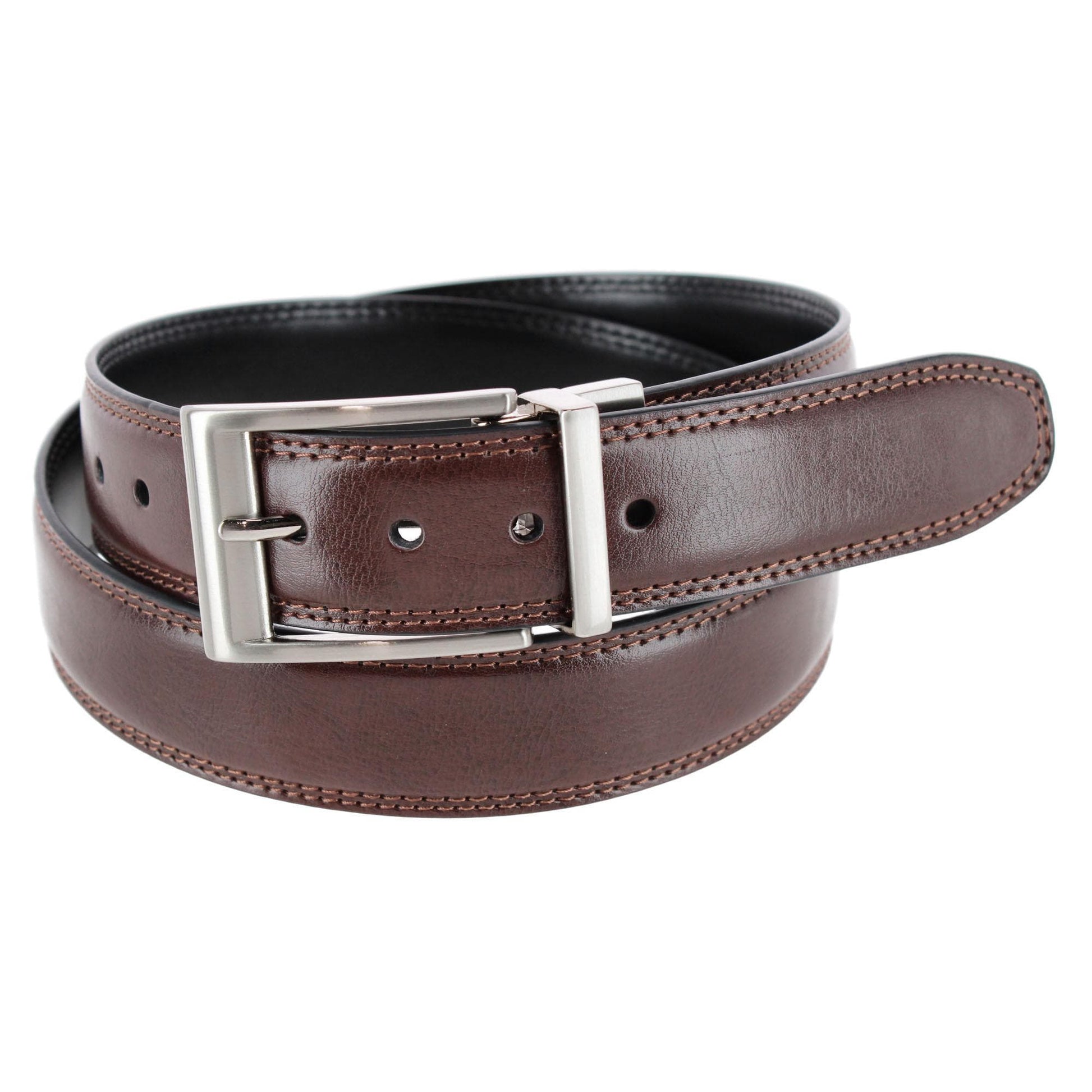 Danbury Men's 35mm Reversible Leather Dress Belt