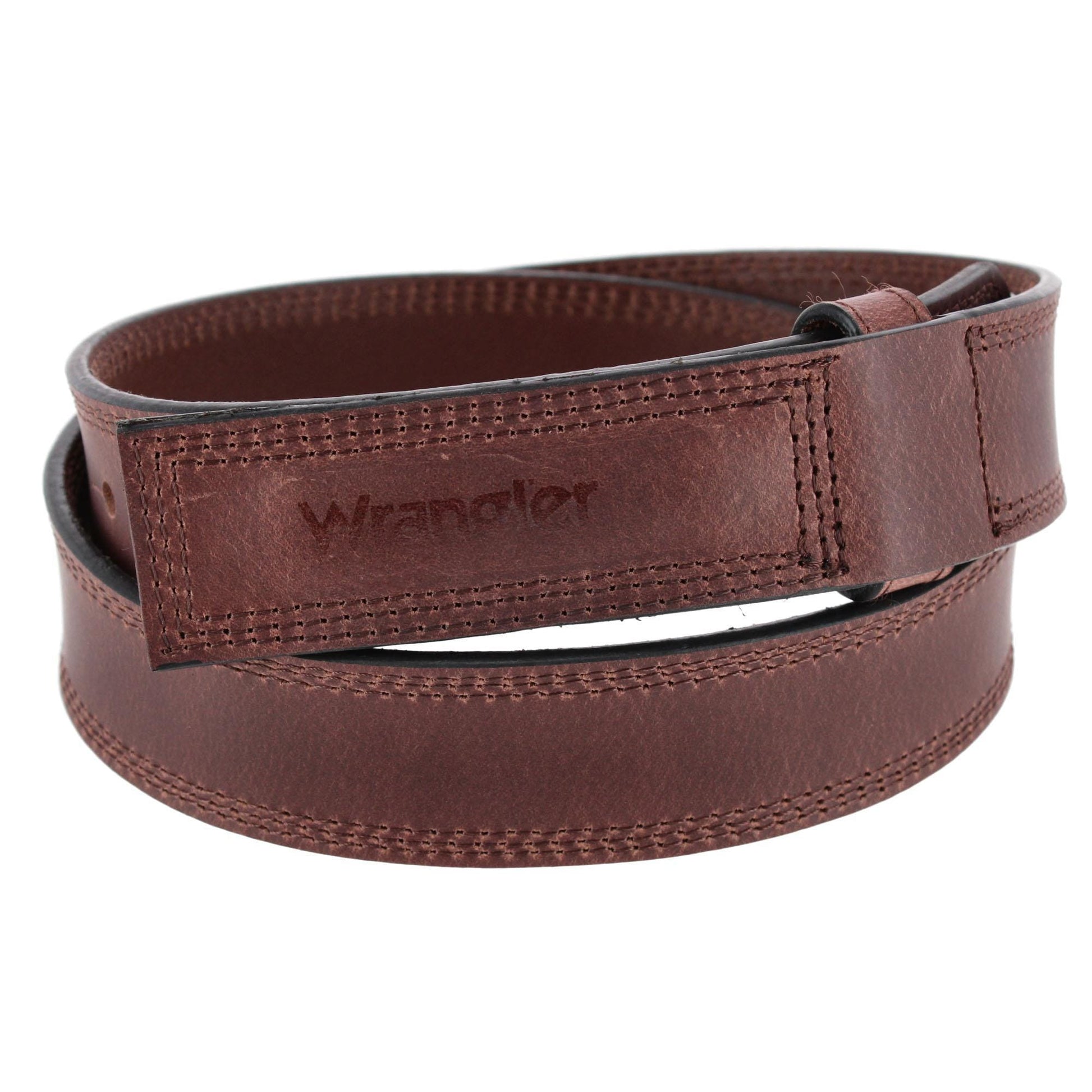 Wrangler Men's 1.5 Inch Mechanics No Scratch Leather Work Belt - Men's 1.5 Inch Mechanics No Scratch Leather Work Belt