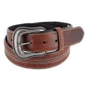 Men's 1.5 Inch Leather Concho Western Belt