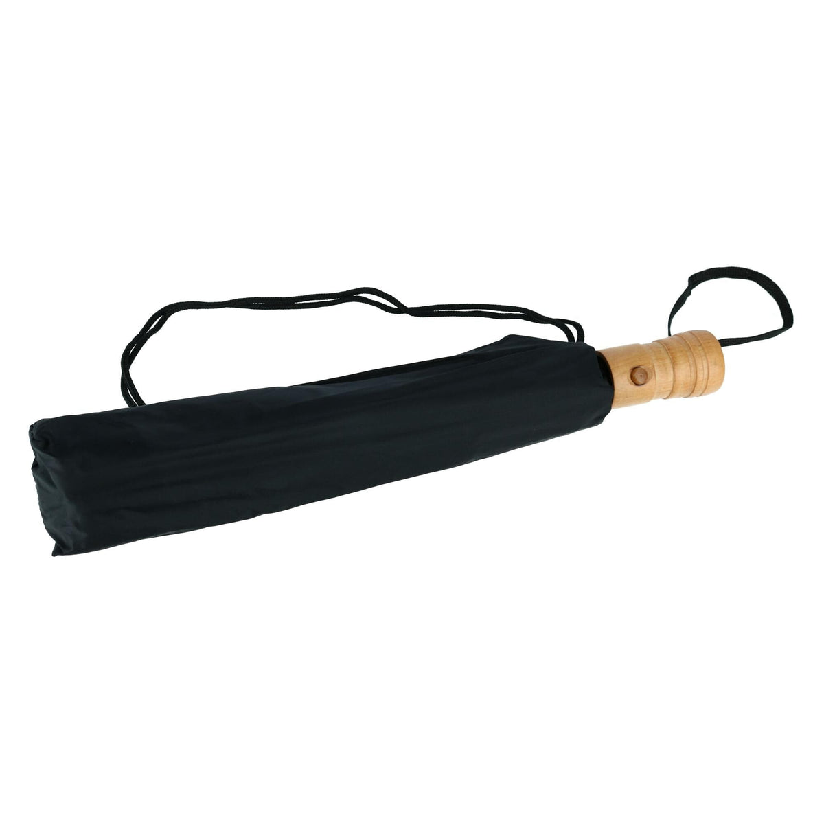 GustBuster Metro Solid Color Auto Open Vented Compact Umbrella - Black