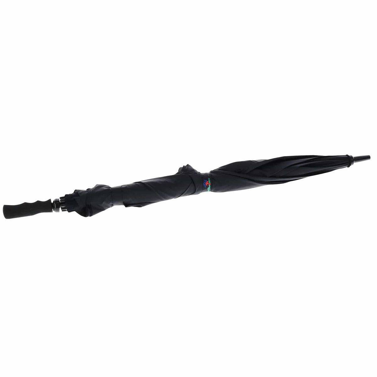 GustBuster Pro Series Gold Double Canopy Golf Stick Umbrella - Black