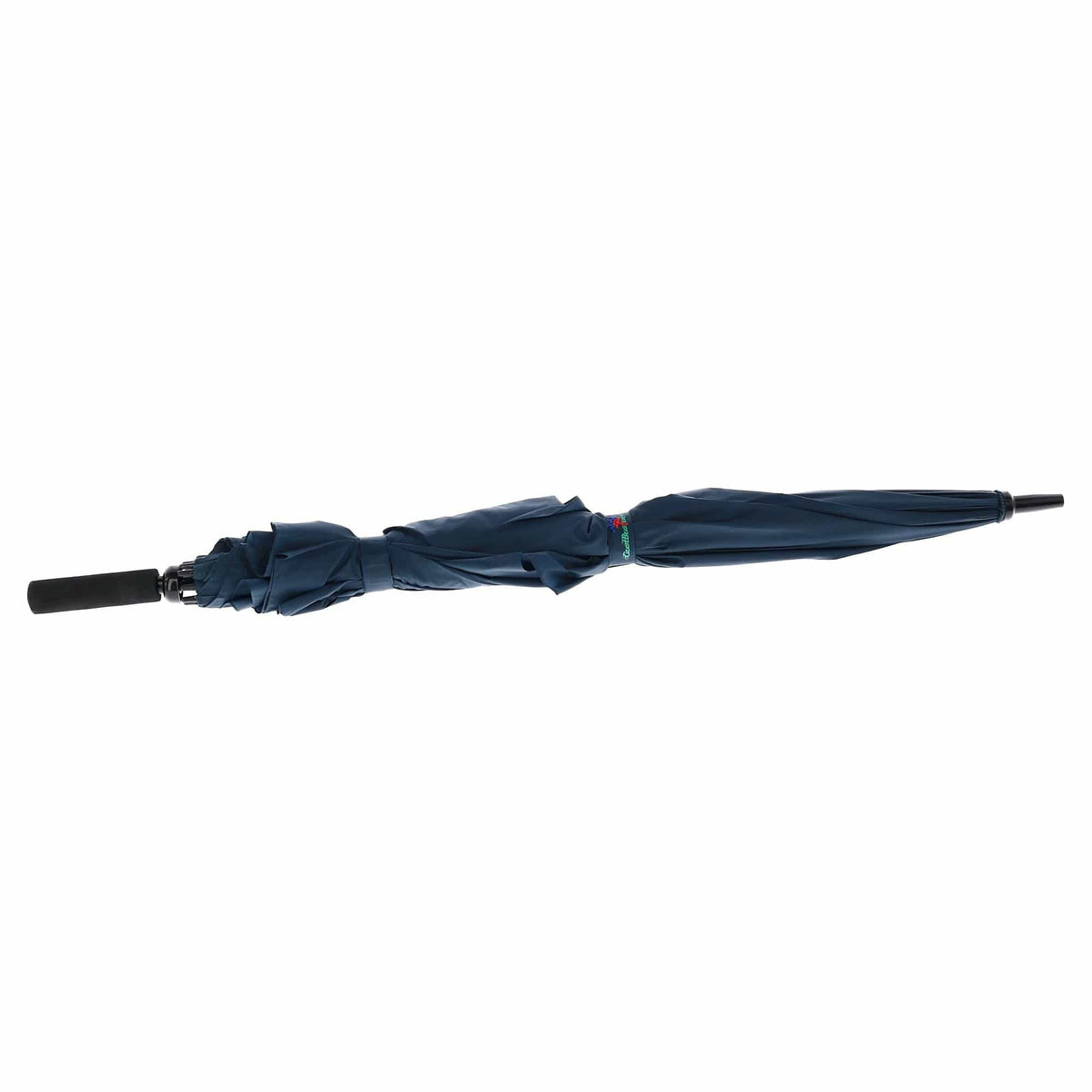GustBuster Pro Series Gold Double Canopy Golf Stick Umbrella - Navy