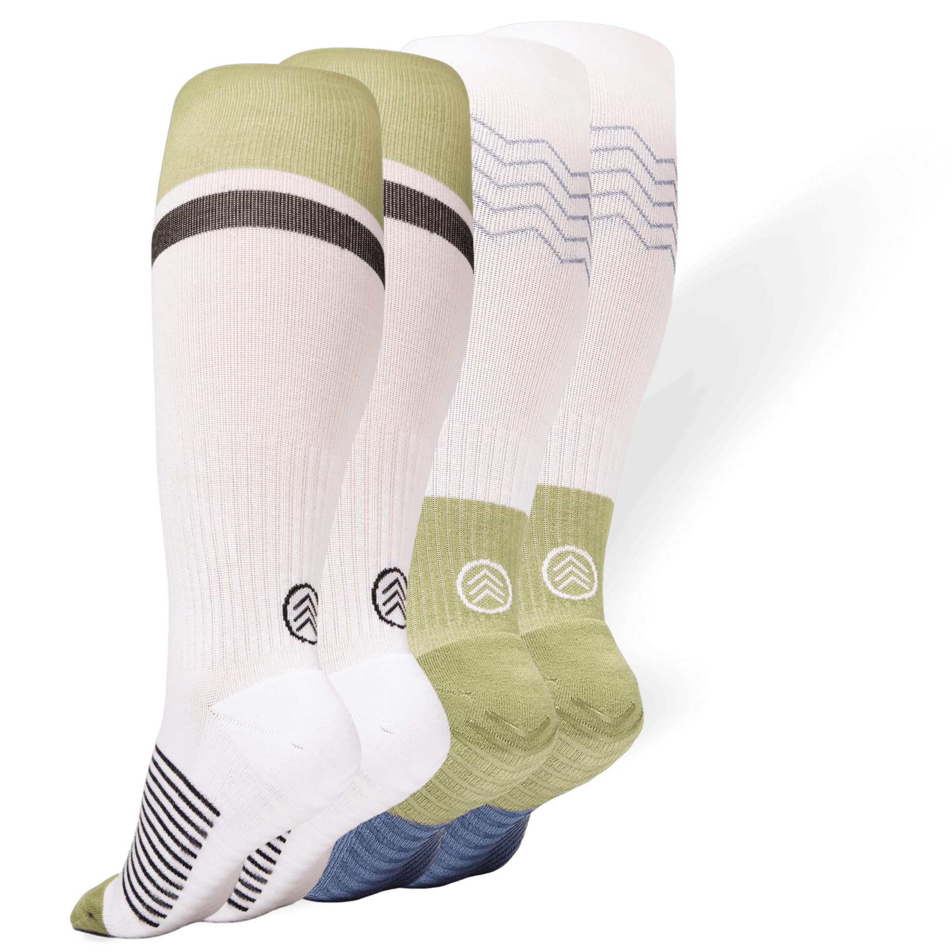 Gripjoy Men's Extended Size Compression Socks with Grips (Pack of 2) - Men's Extended Size Compression Socks with Grips (Pack of 2)