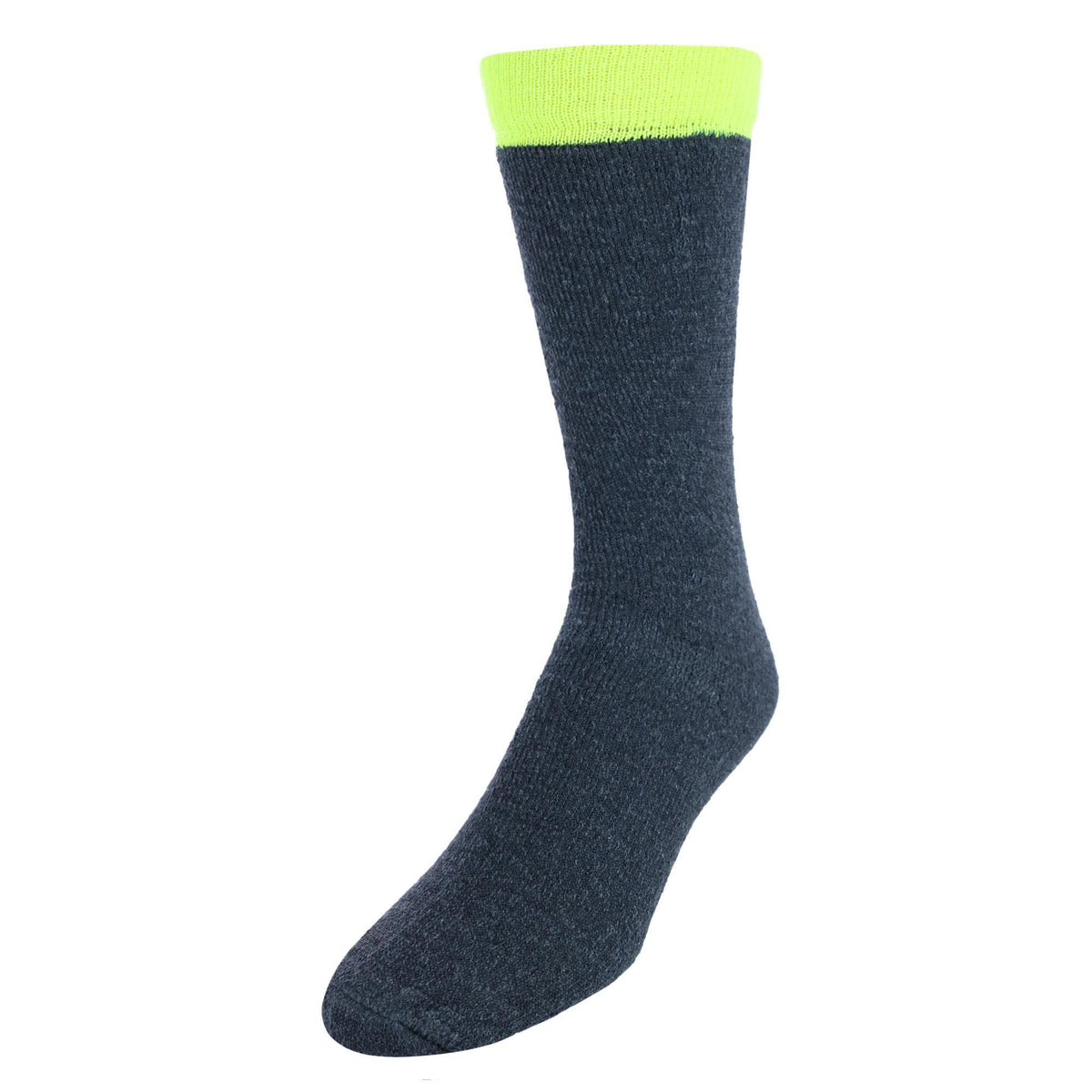 CTM® Men's Hi-Vis Work Boot Socks (2 Pack) - Men's Hi-Vis Work Boot Socks (2 Pack)