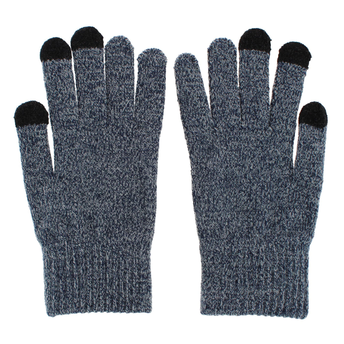 Clear Creek Men's Marled Knit Touchscreen Winter Gloves - Gray