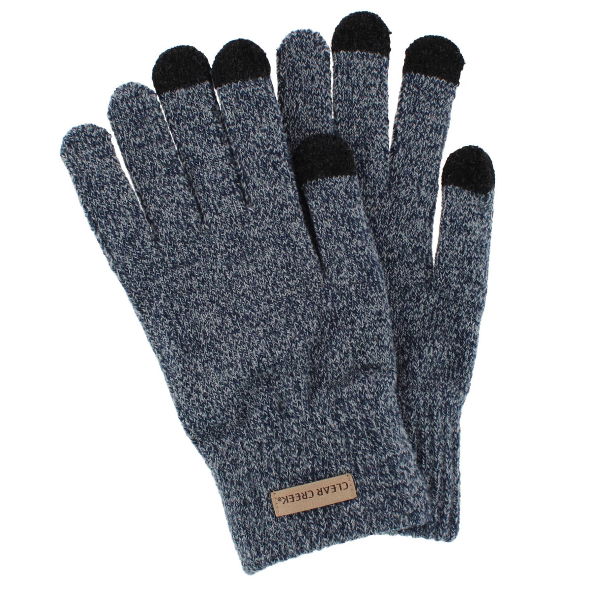 Clear Creek Men's Marled Knit Touchscreen Winter Gloves - Men's Marled Knit Touchscreen Winter Gloves