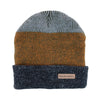 Men's Knit Tri-Color Winter Cuff Hat