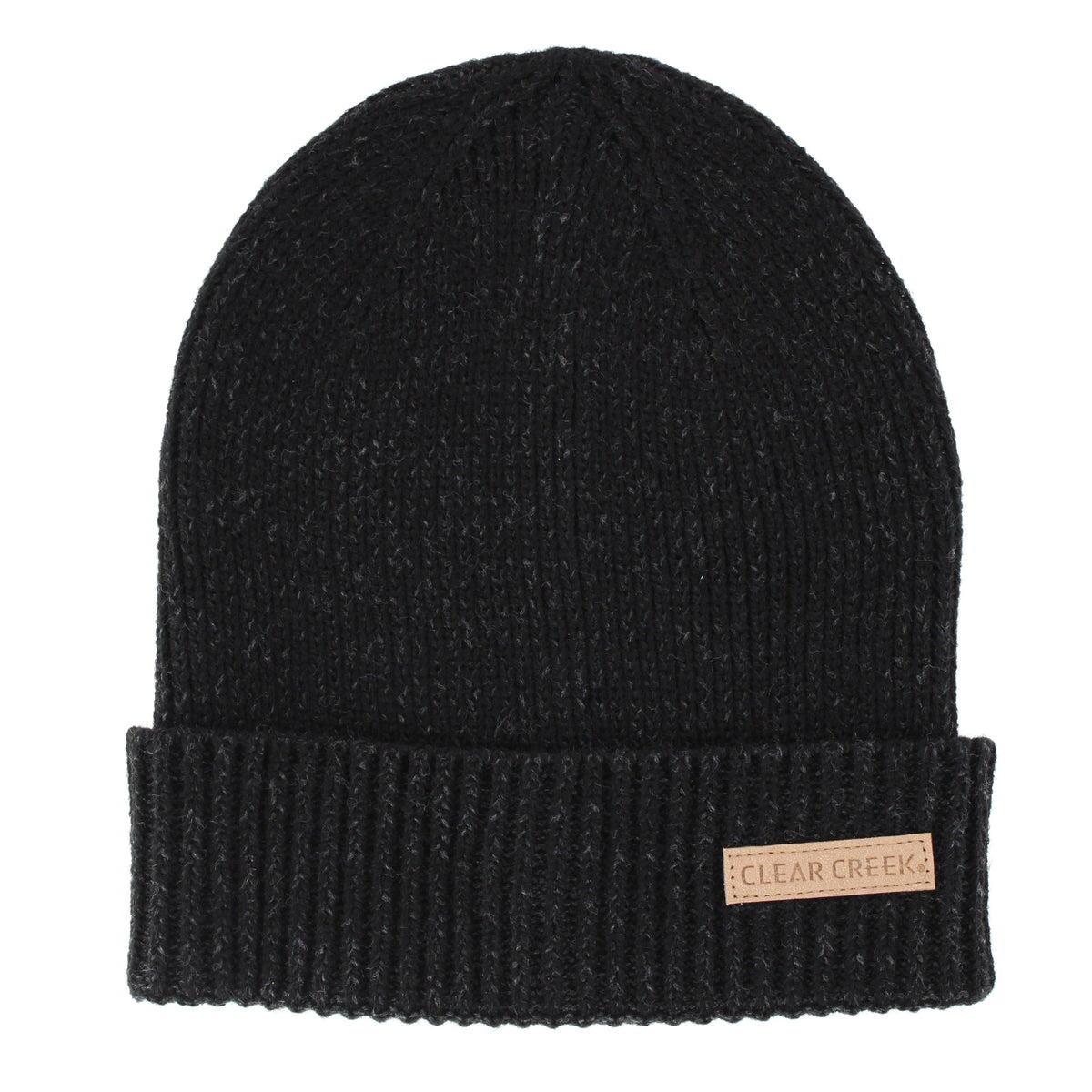 Clear Creek Men's Solid Color Knit Winter Beanie Cuff Hat
