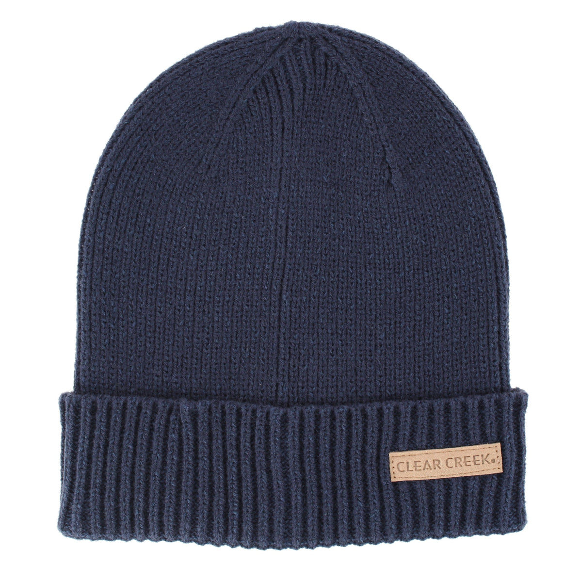 Clear Creek Men's Solid Color Knit Winter Beanie Cuff Hat