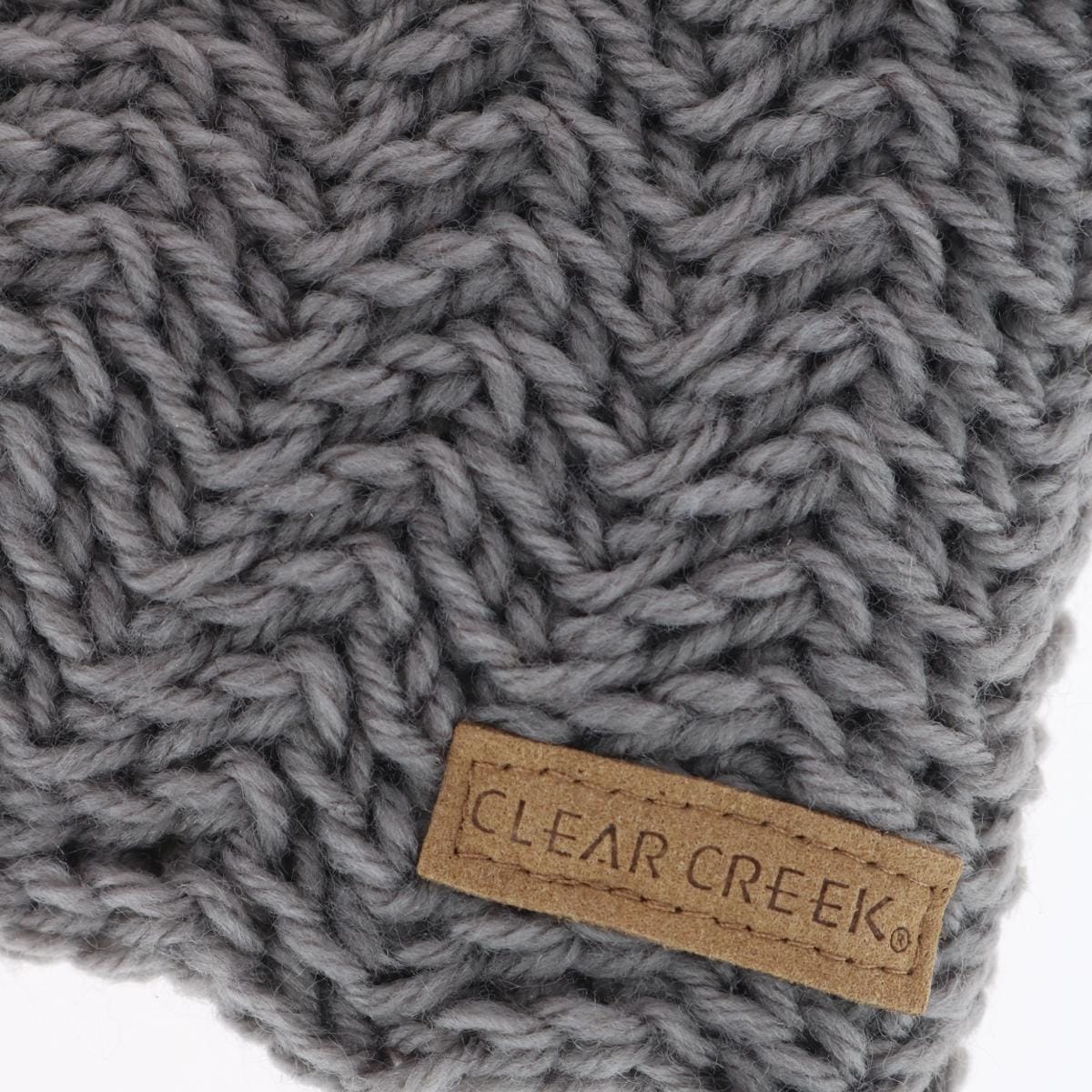 Clear Creek Women's Cinched Knit Winter Headband - Gray