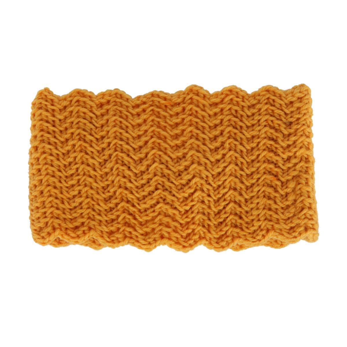 Clear Creek Women's Cinched Knit Winter Headband - Mustard