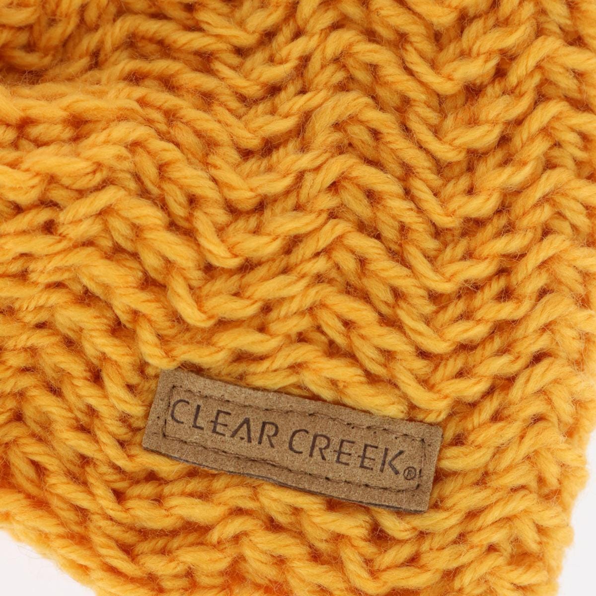 Clear Creek Women's Cinched Knit Winter Headband - Mustard