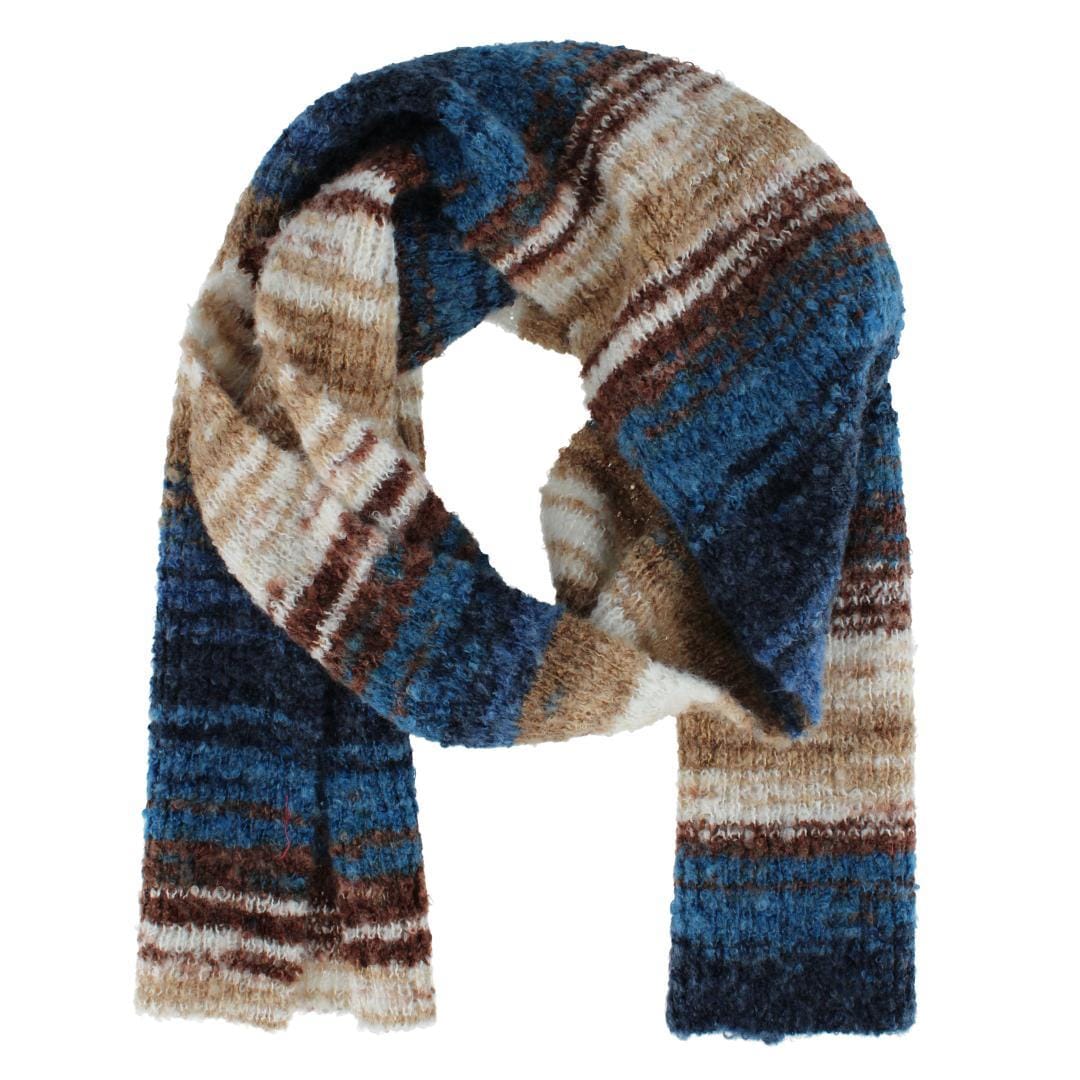 Clear Creek Women's Multi Color Curly Knit Winter Scarf - Women's Multi Color Curly Knit Winter Scarf