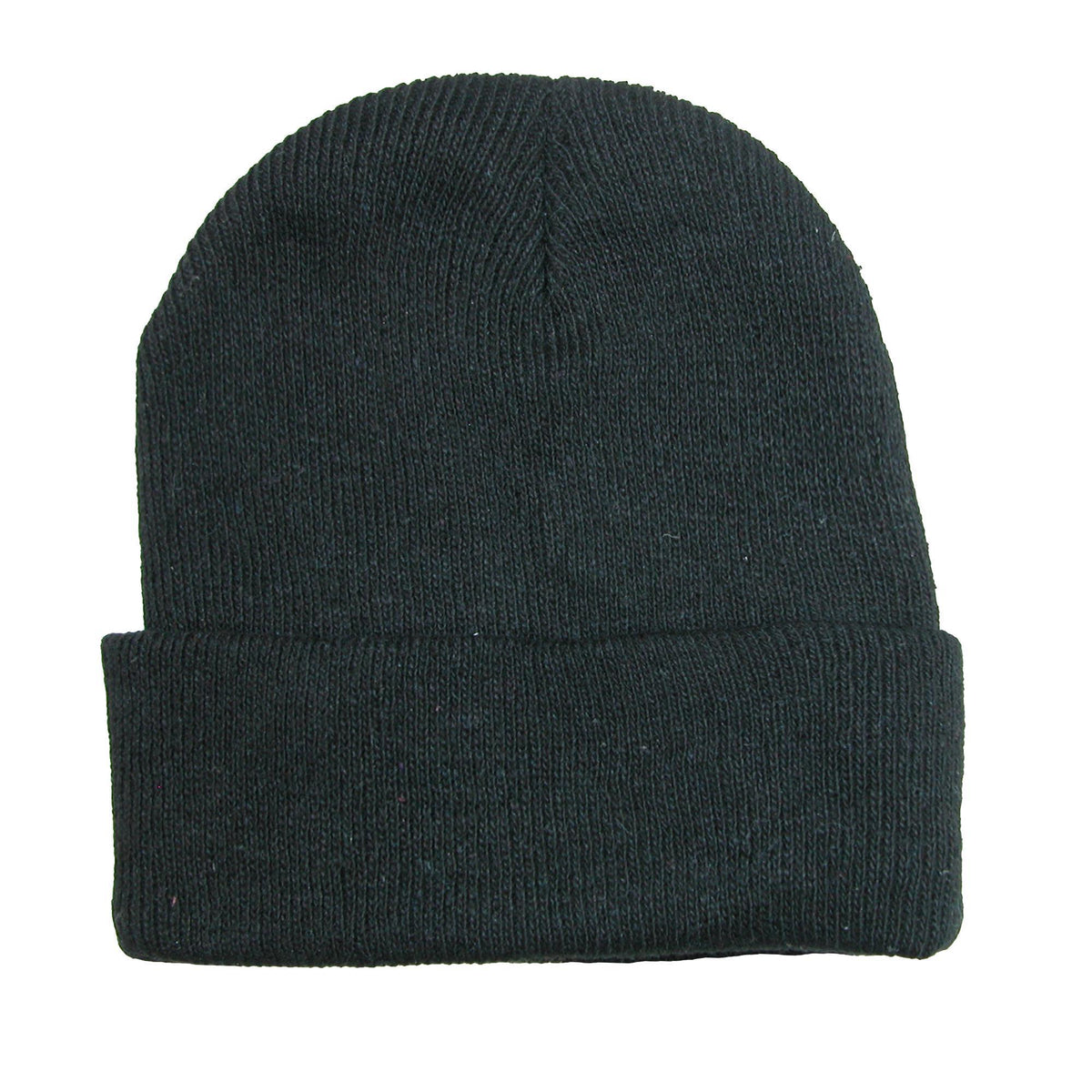 CTM® Kids' Knit Winter Cuff Stocking Cap - Black