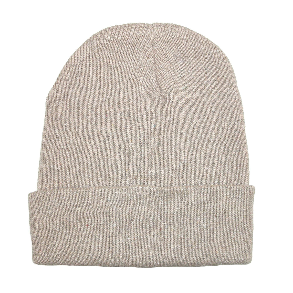 CTM® Kids' Knit Winter Cuff Stocking Cap - Tan