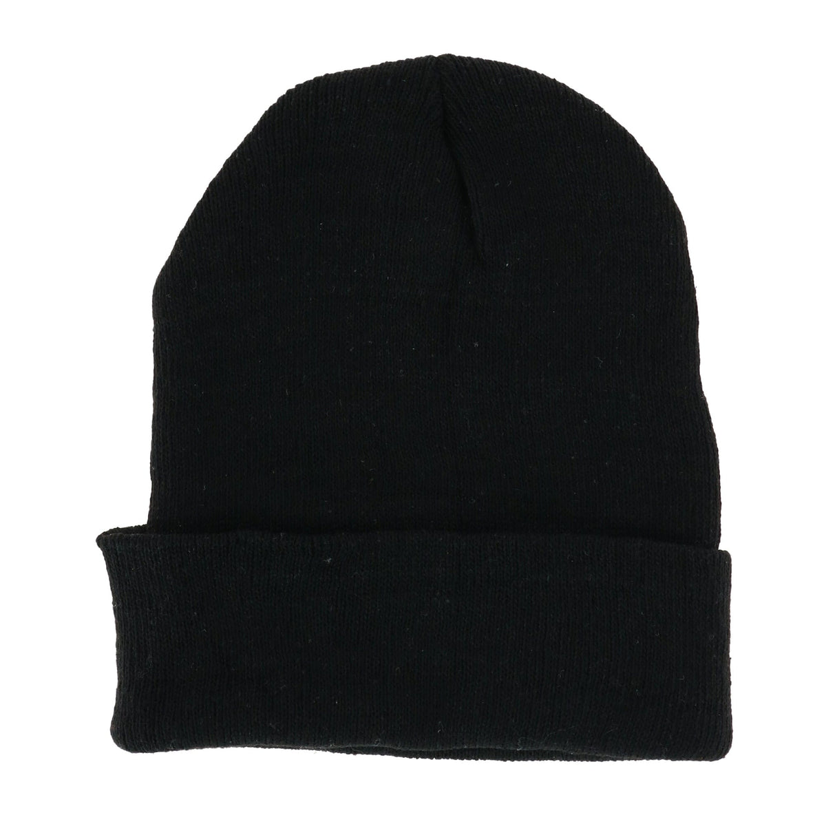 Polar Extreme Men's Basic Winter Beanie Cuff Cap (2 Pack) - Black