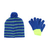Kids' Knit Striped Hat and Gloves Winter Set