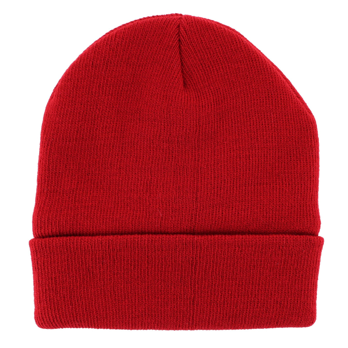 Escape Heat Kids' Sherpa Lined Winter Cuff Beanie Hat - Red
