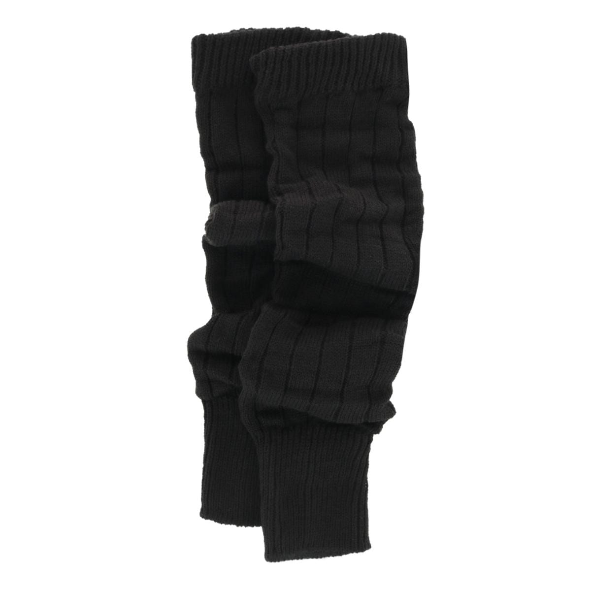 Gold Medal Women's Wide Ribbed Solid Legwarmers (1 Pair) - Black