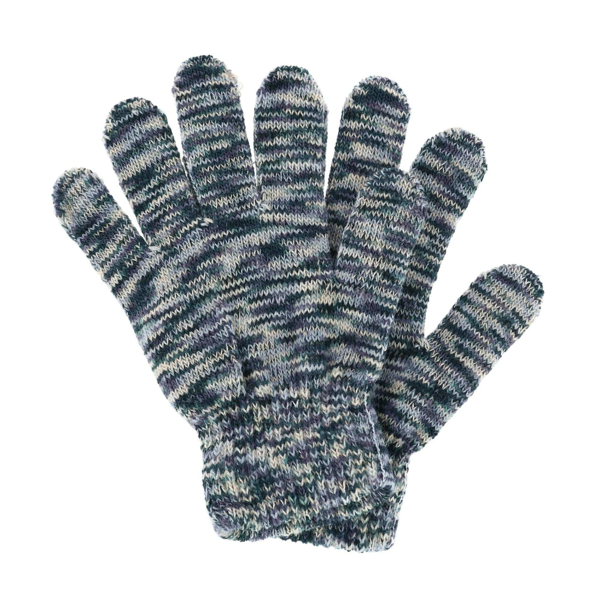 Polar Extreme Boy's One Size Multi Knit Magic Gloves (Pack of 3) - Black
