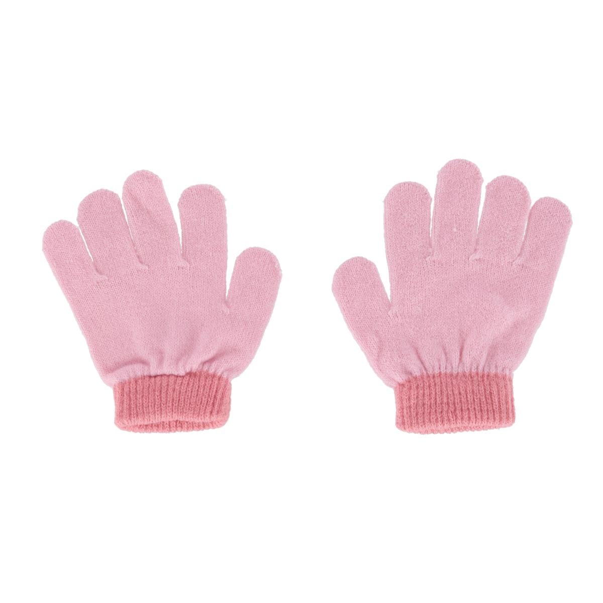 Polar Extreme Kids' Toddler Cable Knit Winter Beanie and Mitten Set - Pink