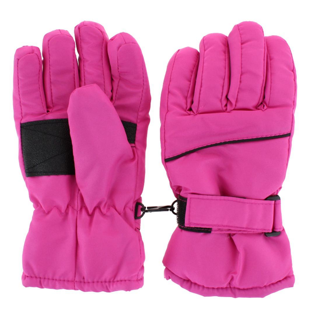 Polar Extreme Girl's Lined Beanie and Ski Glove Winter 2 Piece Set - Pink