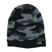 Men's Camo Print Pull Hat with Lining