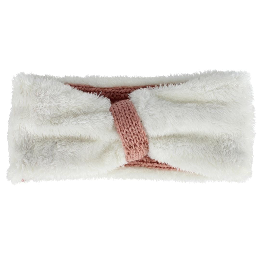 Polar Extreme Women's One Size Lined Headband and Texting Glove Winter Set - Pink