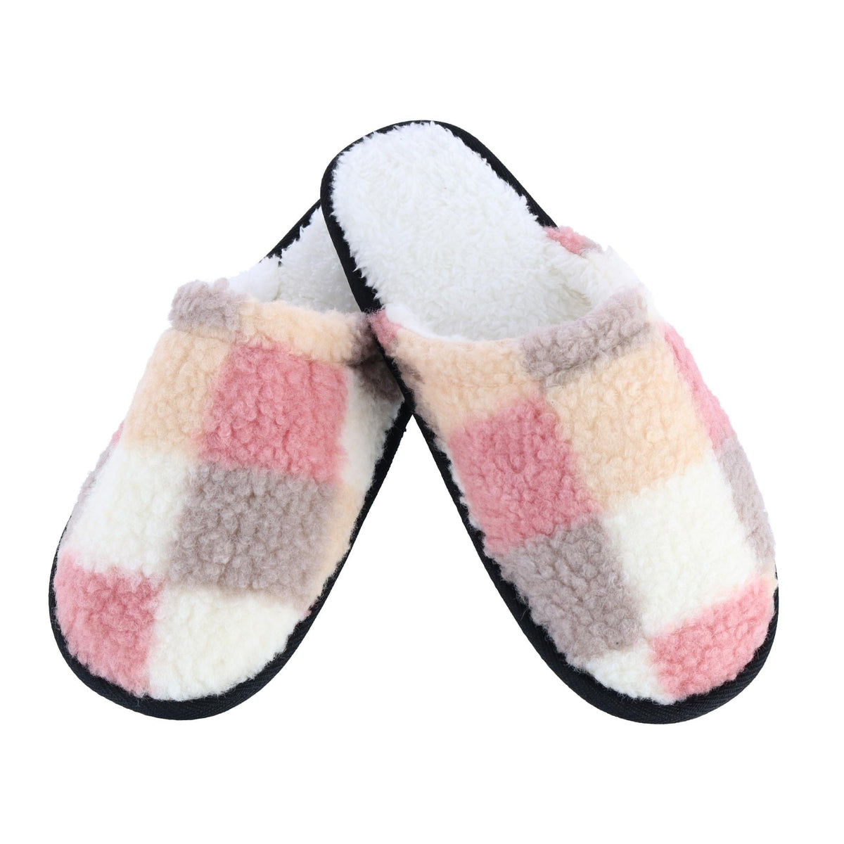 Polar Extreme Women's Multi Color Sherpa Lined Slippers - Multi