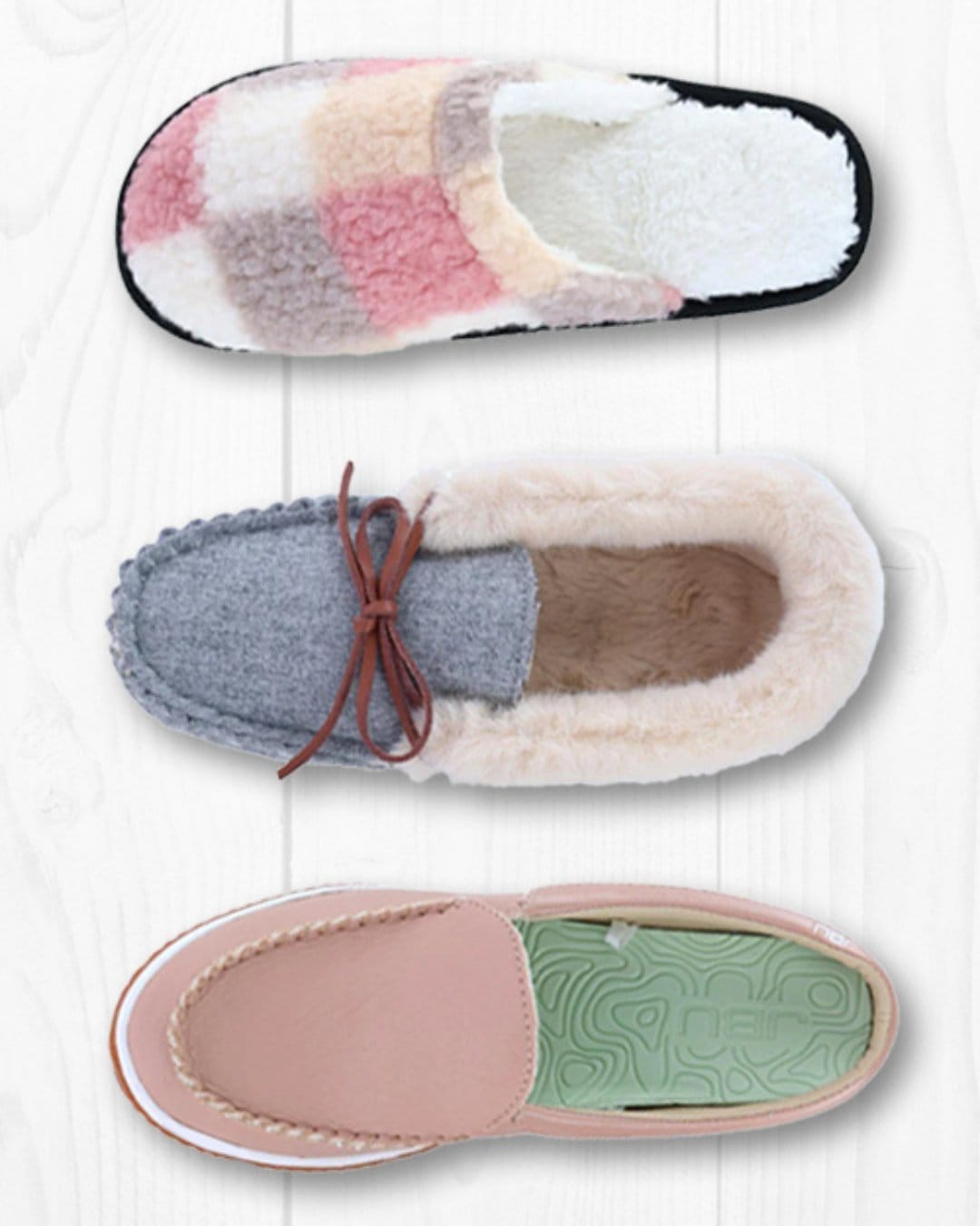 Polar Extreme Women's Multi Color Sherpa Lined Slippers - Multi