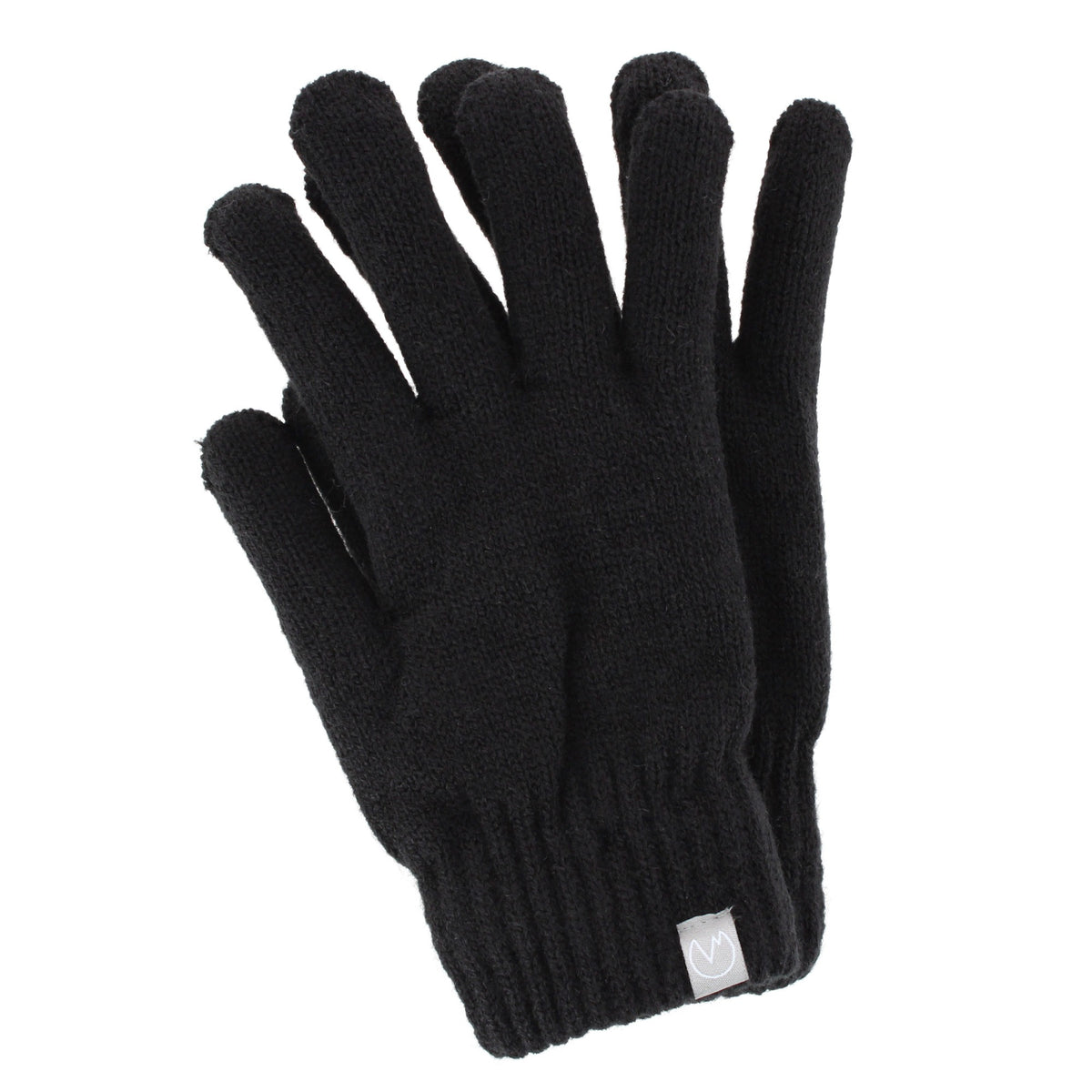 Polar Extreme Girl's Sherpa Lined Winter Gloves, Ages 8-12 - Black