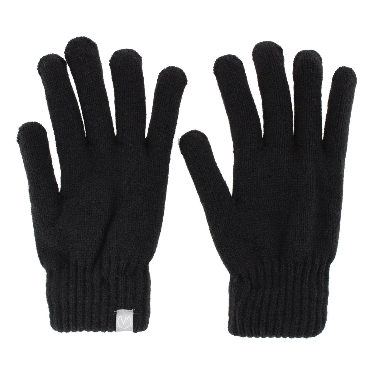 Polar Extreme Girl's Sherpa Lined Winter Gloves, Ages 8-12 - Black