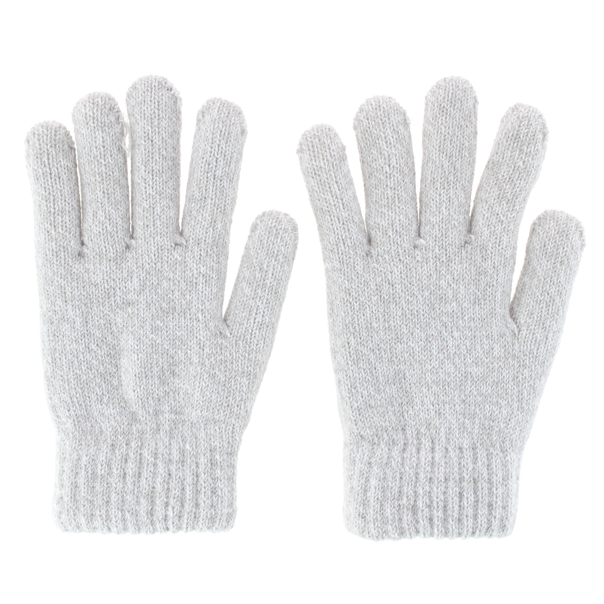 Polar Extreme Girl's Sherpa Lined Winter Gloves, Ages 8-12 - Gray