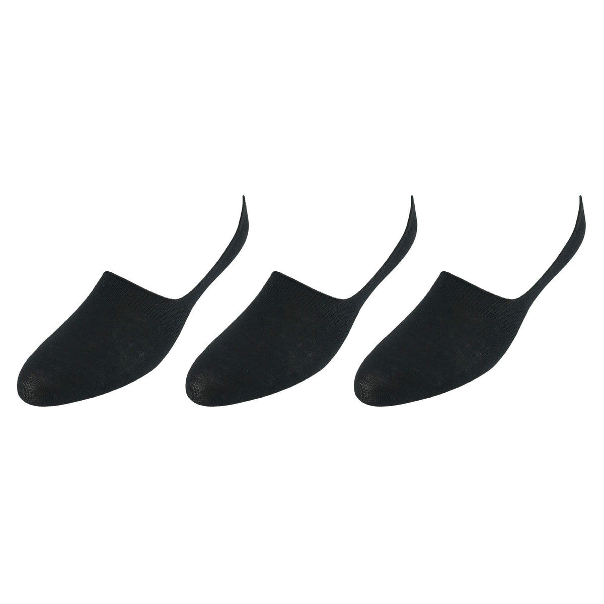Red White & Crew Men's Low Liner Socks (3 Pair Pack) - Black