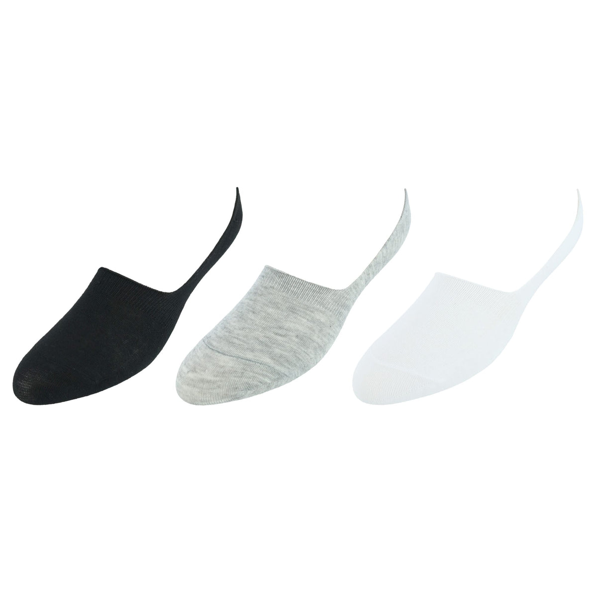 Red White & Crew Men's Low Liner Socks (3 Pair Pack) - Grey