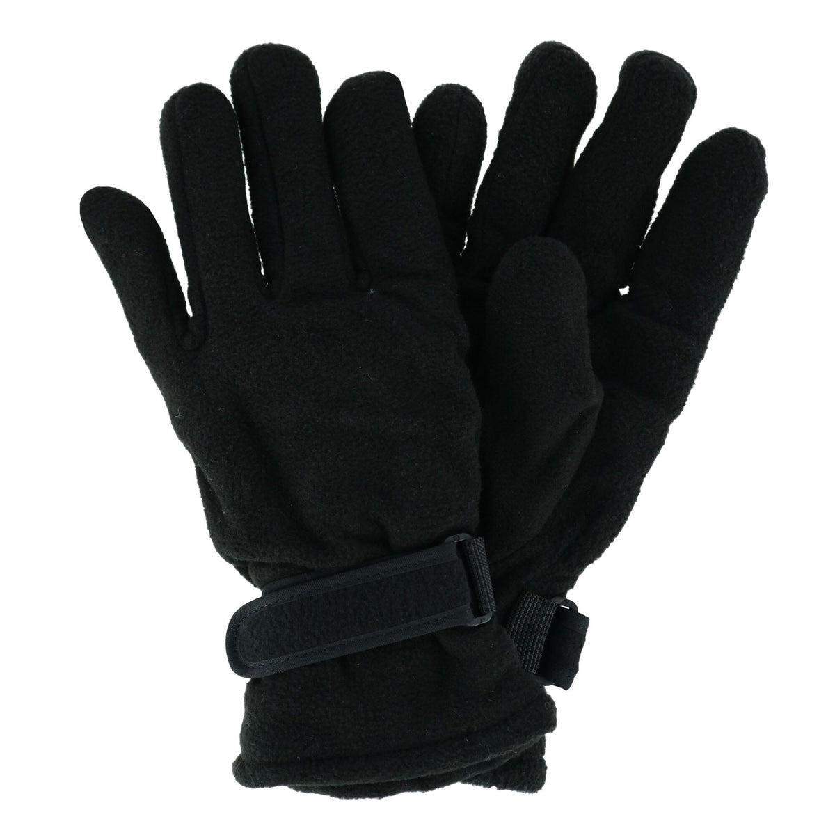 Polar Extreme Men's Classic Fleece Lined Gloves - Black