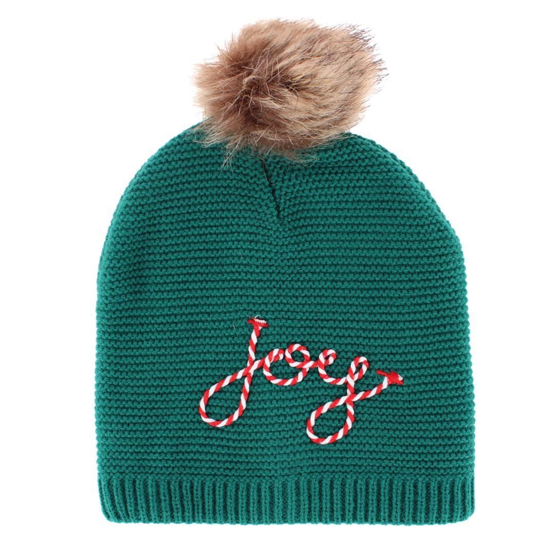 Gold Medal Women's Holiday Matching Winter Beanie and Glove Set - Green