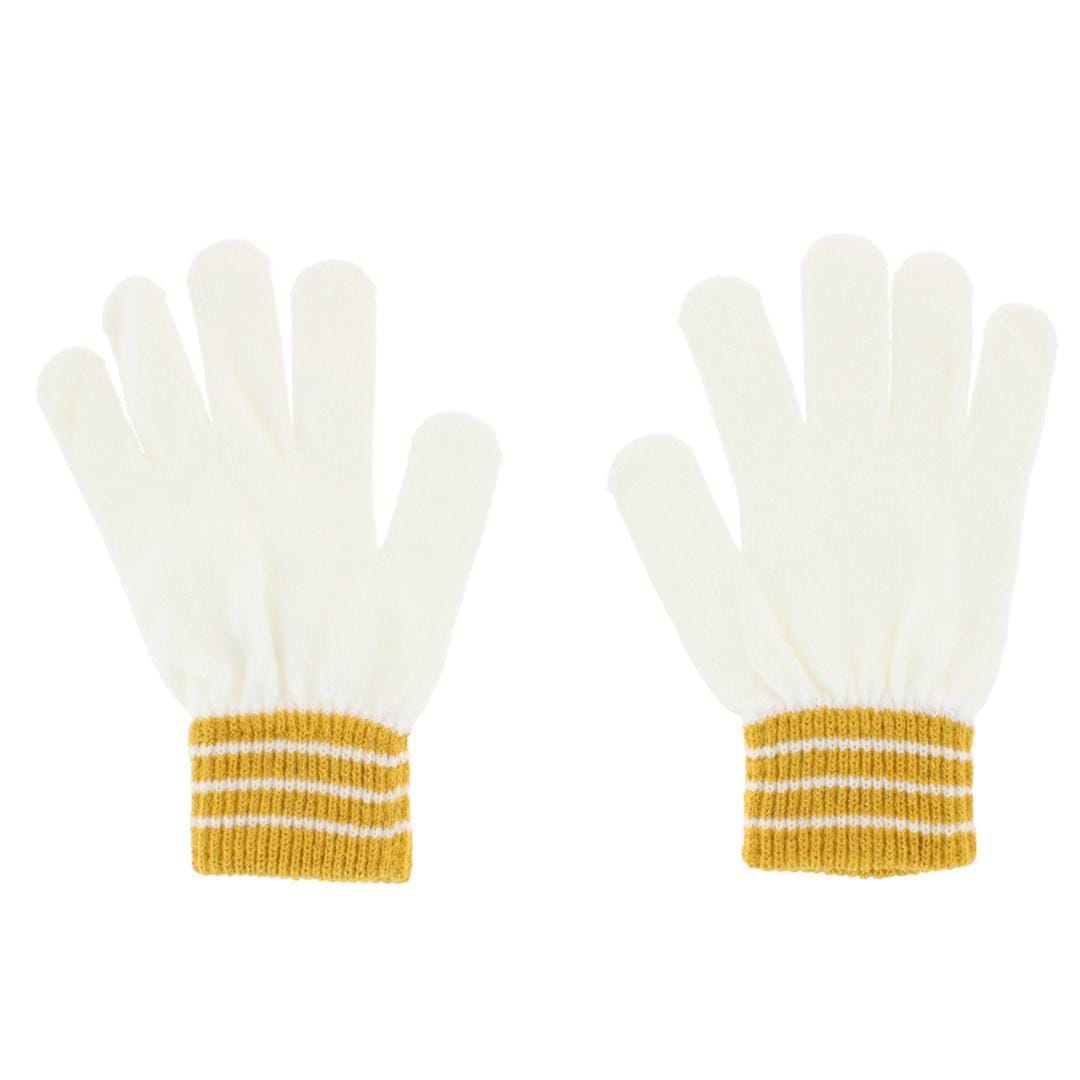 Gold Medal Women's Holiday Matching Winter Beanie and Glove Set - Ivory