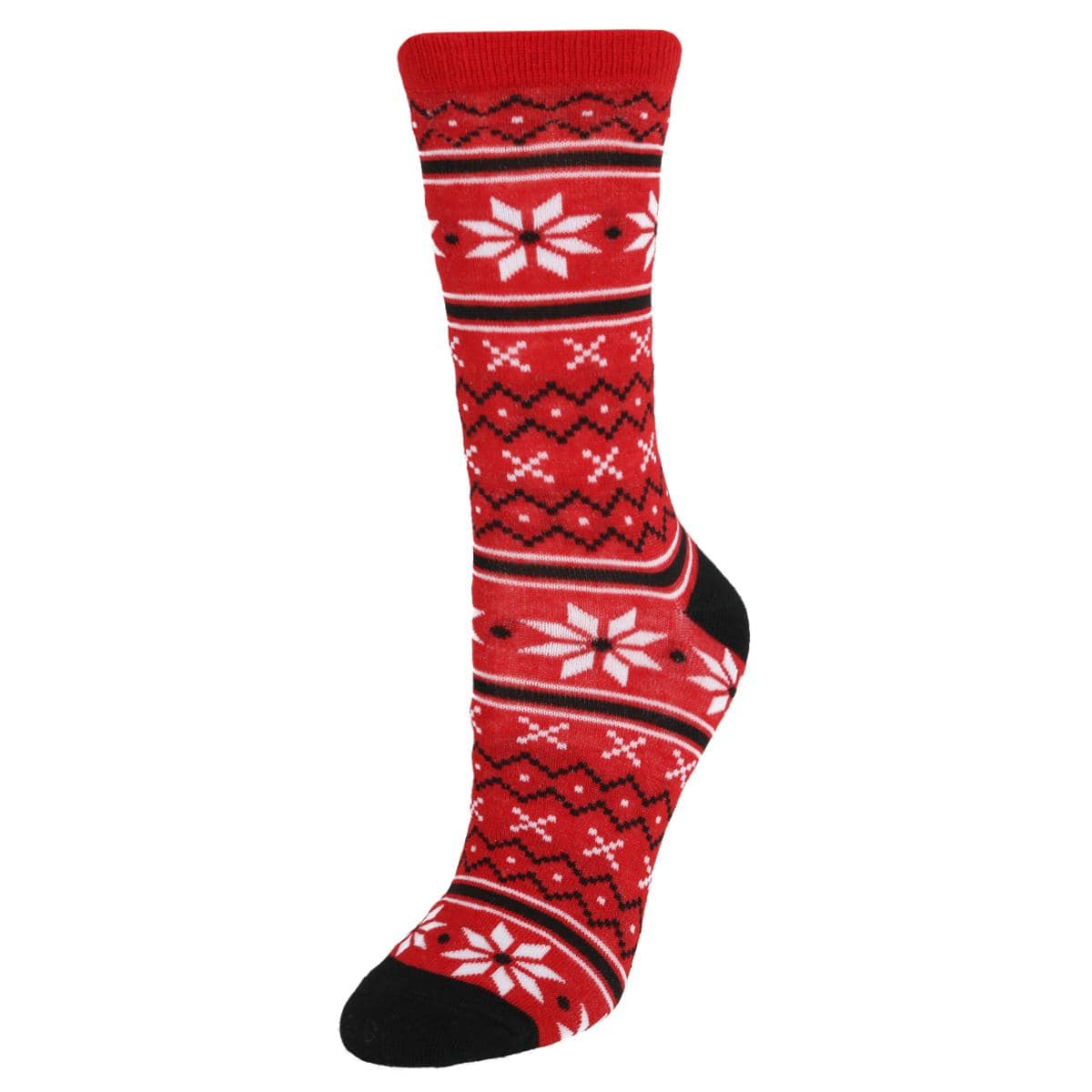 Gold Medal Women's Christmas Stocking w/ 2 pack Novelty Crew Socks - Santa