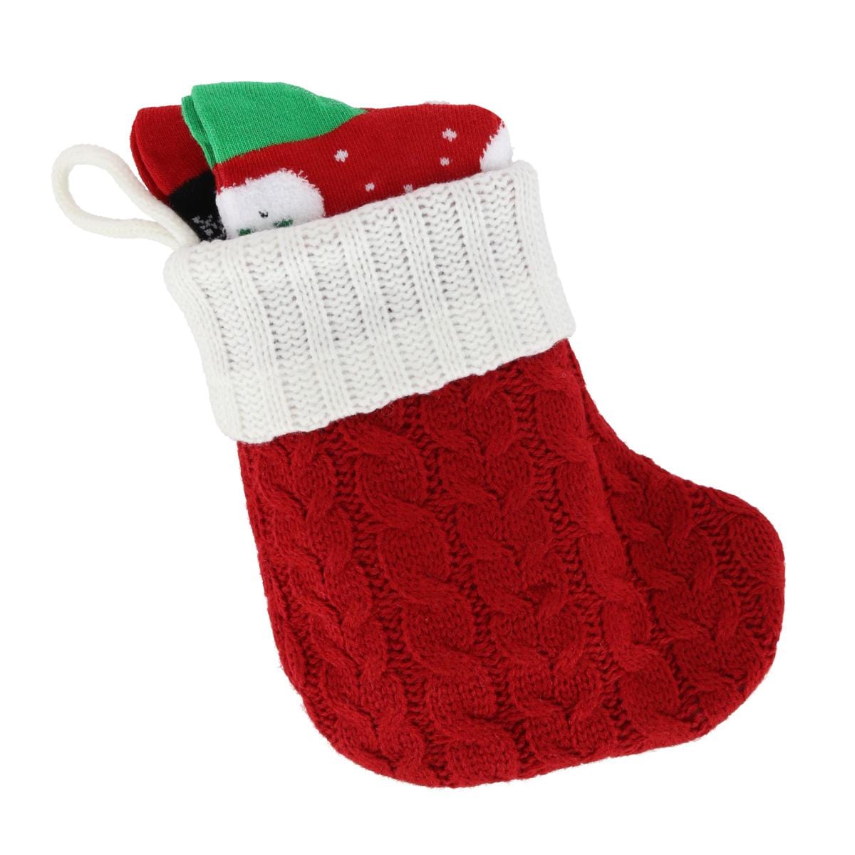 Gold Medal Women's Christmas Stocking w/ 2 pack Novelty Crew Socks - Women's Christmas Stocking w/ 2 pack Novelty Crew Socks