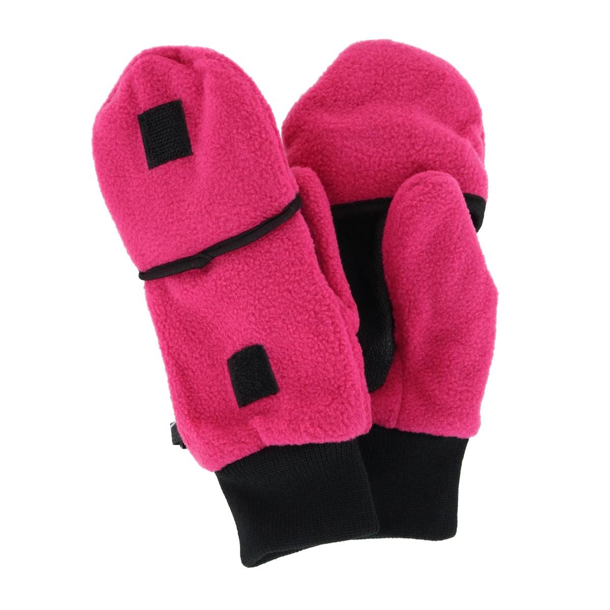 Iceberg Polar Wear Kid's 4-7 Fleece Convertible Fingerless Glove to Mitten - Pink