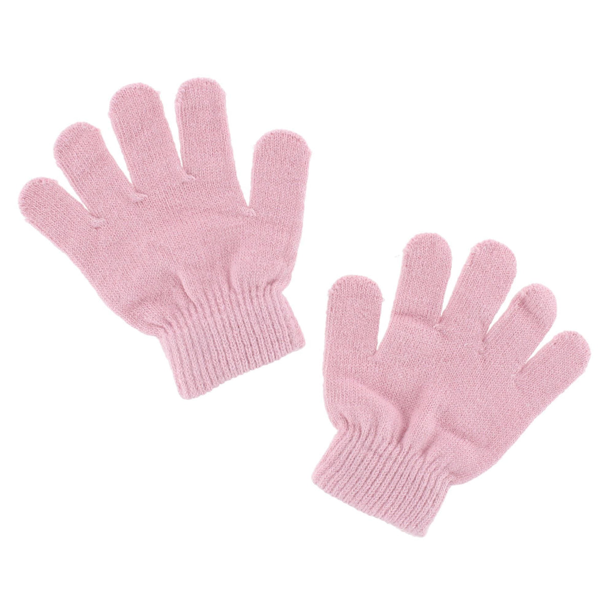 ClimaZer0 Girl's Flower Beanie Hat Scarf and Gloves Winter Set - Pink