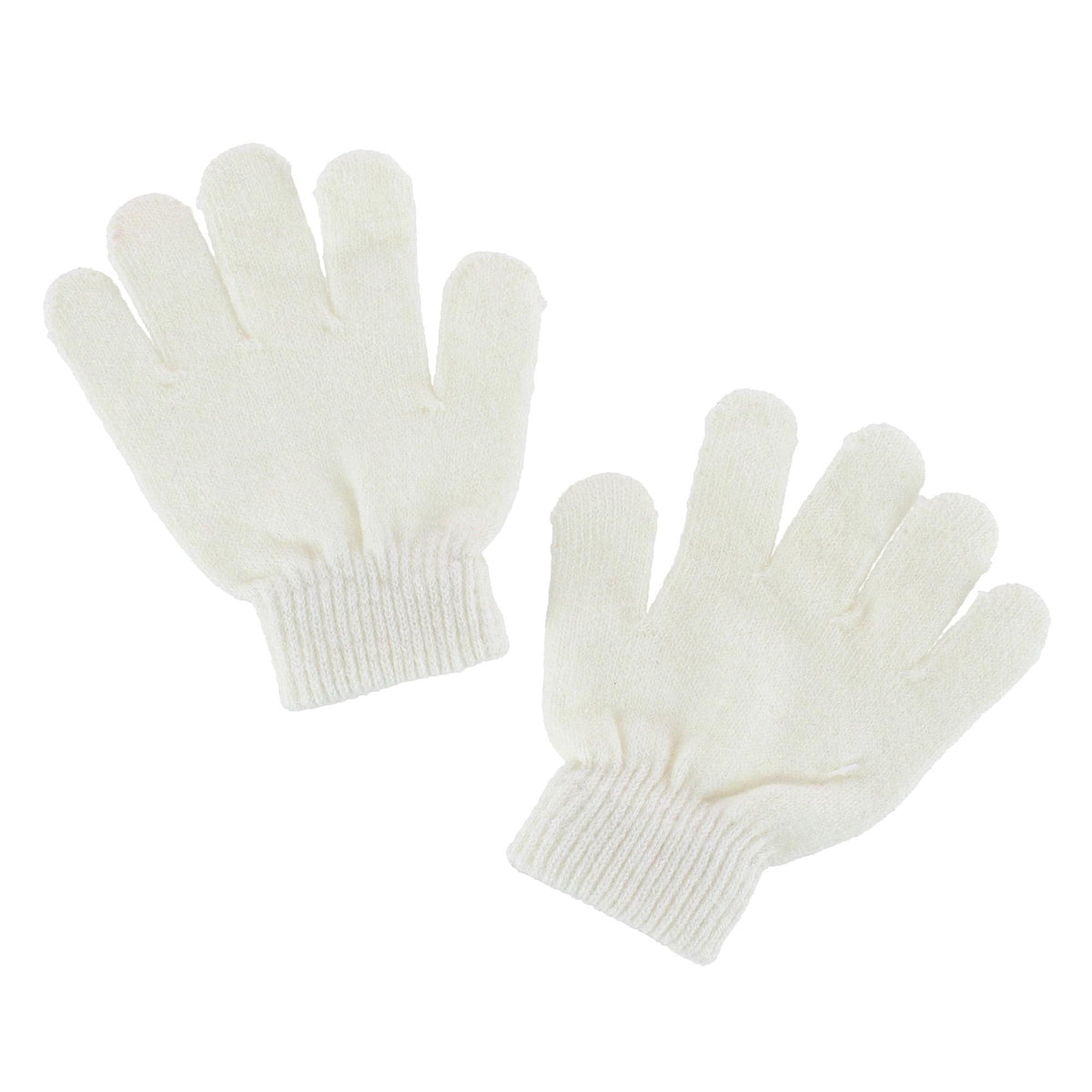 ClimaZer0 Girl's Flower Beanie Hat Scarf and Gloves Winter Set - White