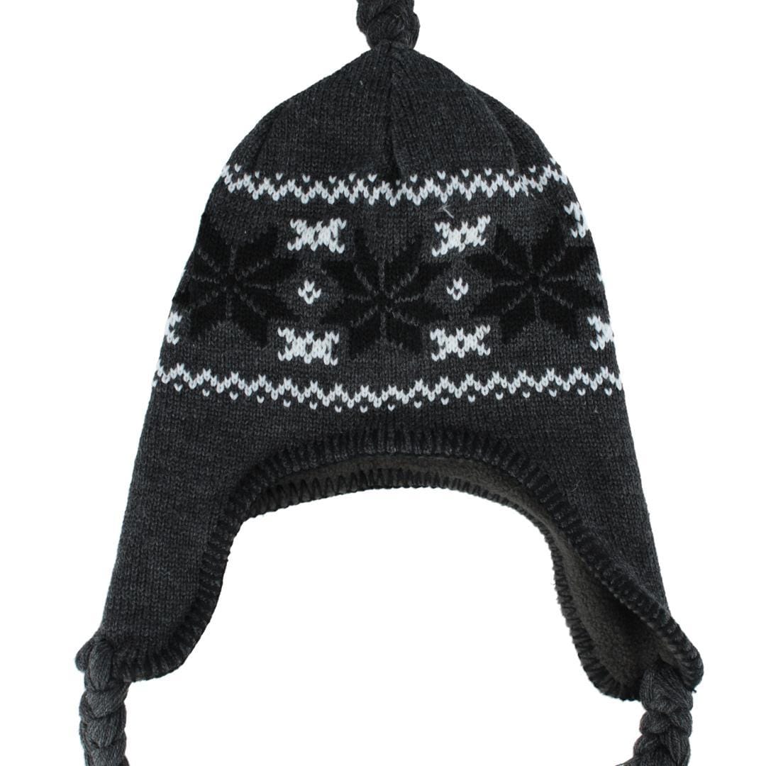 Polar Wear Women's Snowflake Winter Aviator Hat - Gray