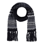 Men's Heavy Knit Winter Pattern Scarf