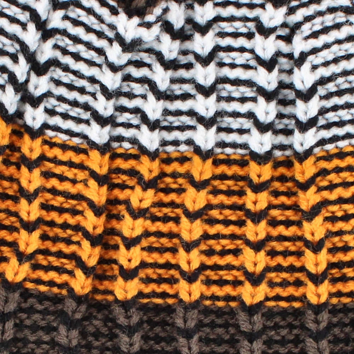 G&S Originals Men's Color Block Stripe Knit Winter Beanie Hat - Green