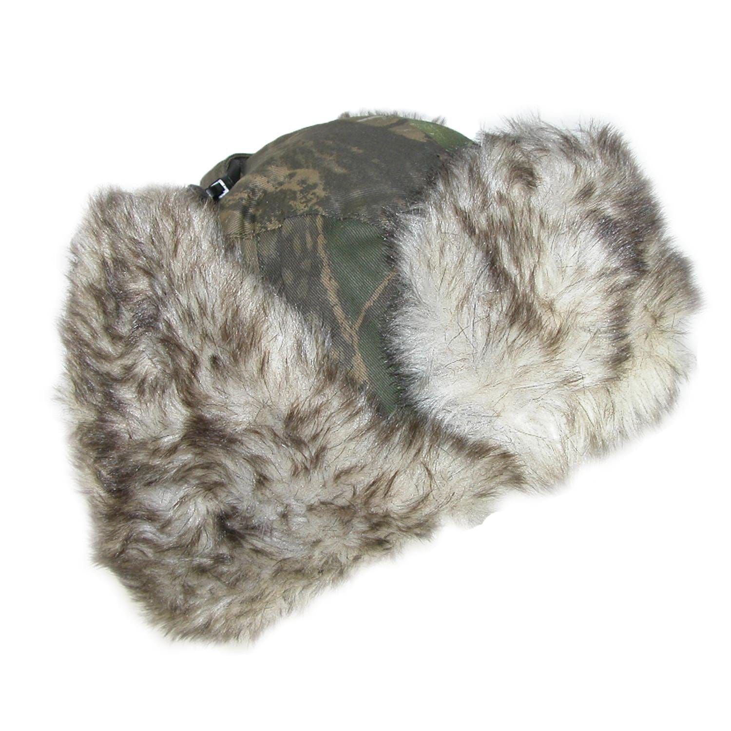 CTM® Men's Camo Winter Aviator Hat with Ear Flaps - Camo