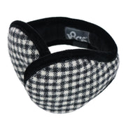 Women's American Wool Houndstooth Wrap Around Ear Warmer