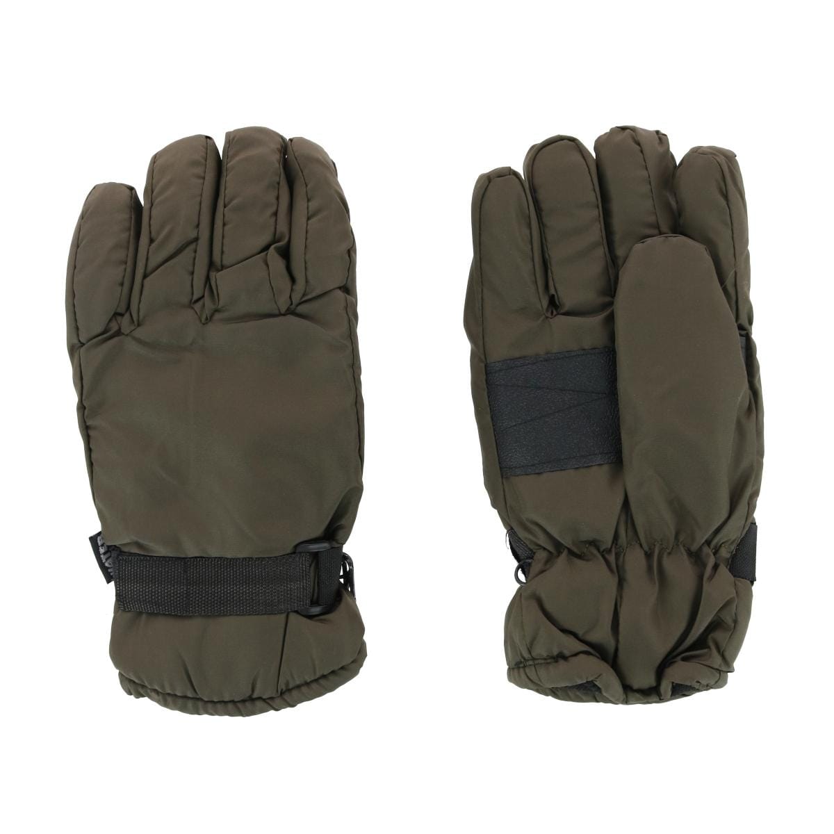 Iceberg Polar Wear Men's Thermal Lined Solid Color Winter Ski Glove - Green